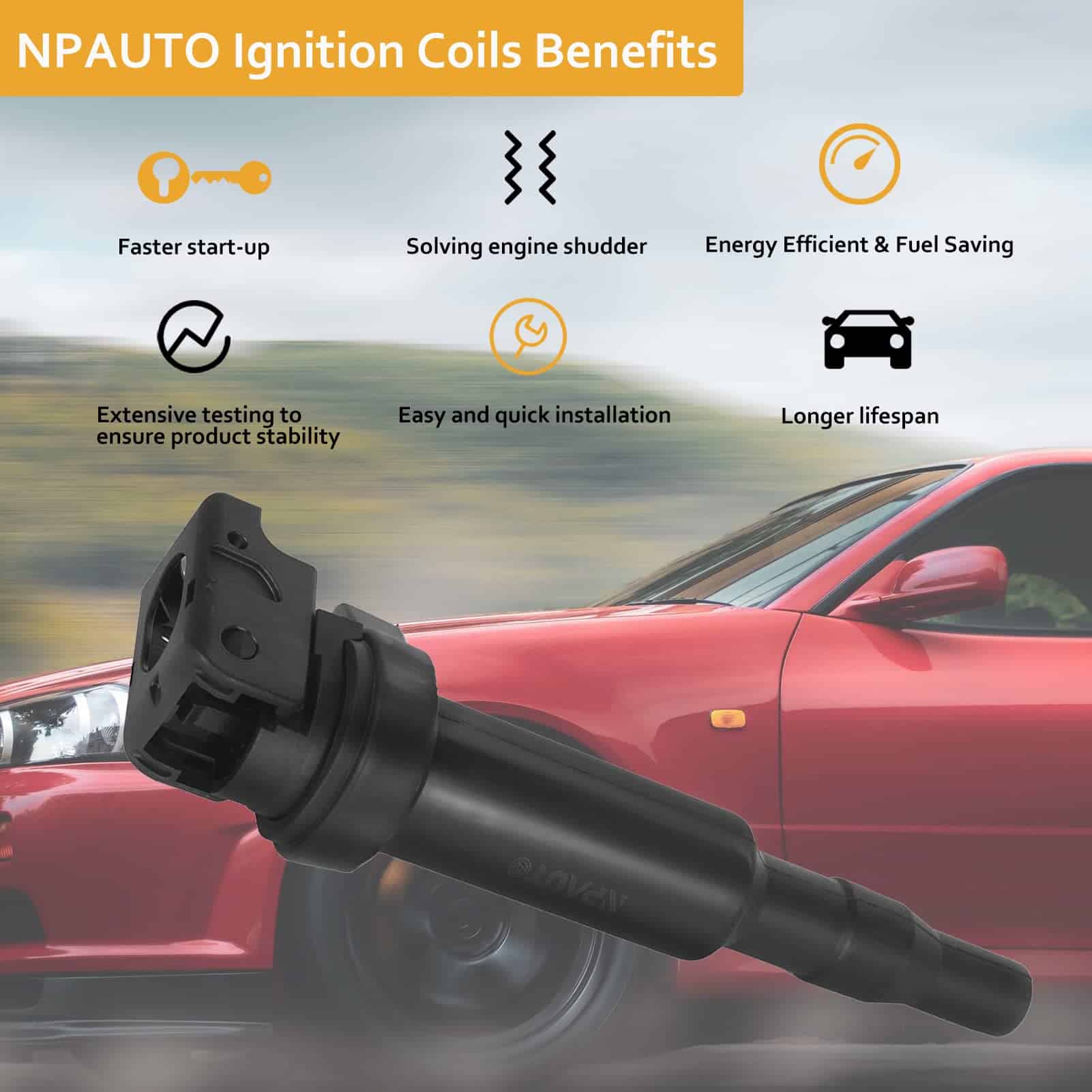 Paquete de bobinas de encendido compatible con BMW 325i - Imagen 3