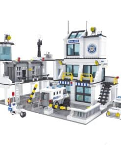 Set de Bloques de Construcción de Estación de Policía y
