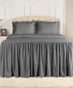 Juego de Colcha Individual Queen Size Mellanni - 3 Piezas: