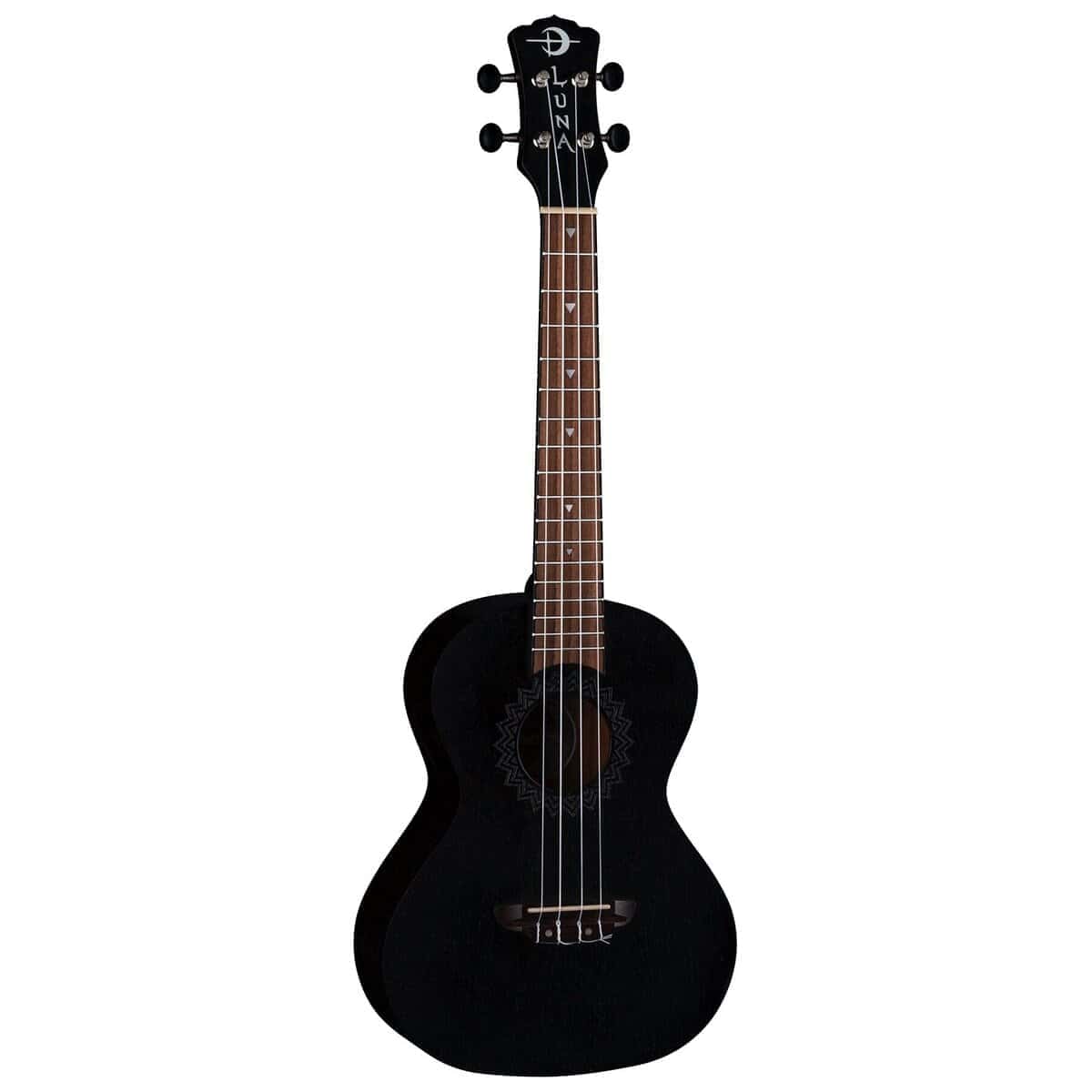 Luna Guitars - Ukulele Tenor Luna Vintage de Caoba - Negro