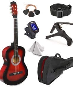 Guitarra Clásica de Madera de 30" con Estuche y Accesorios