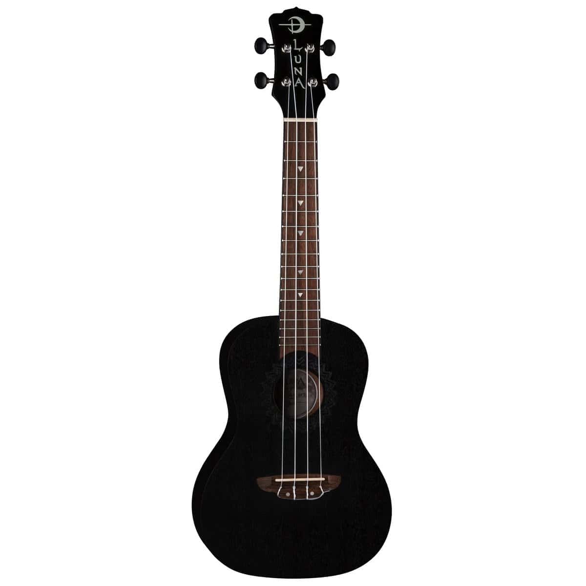 Ukelele Concerto de Caoba Vintage de 4 Cuerdas Luna