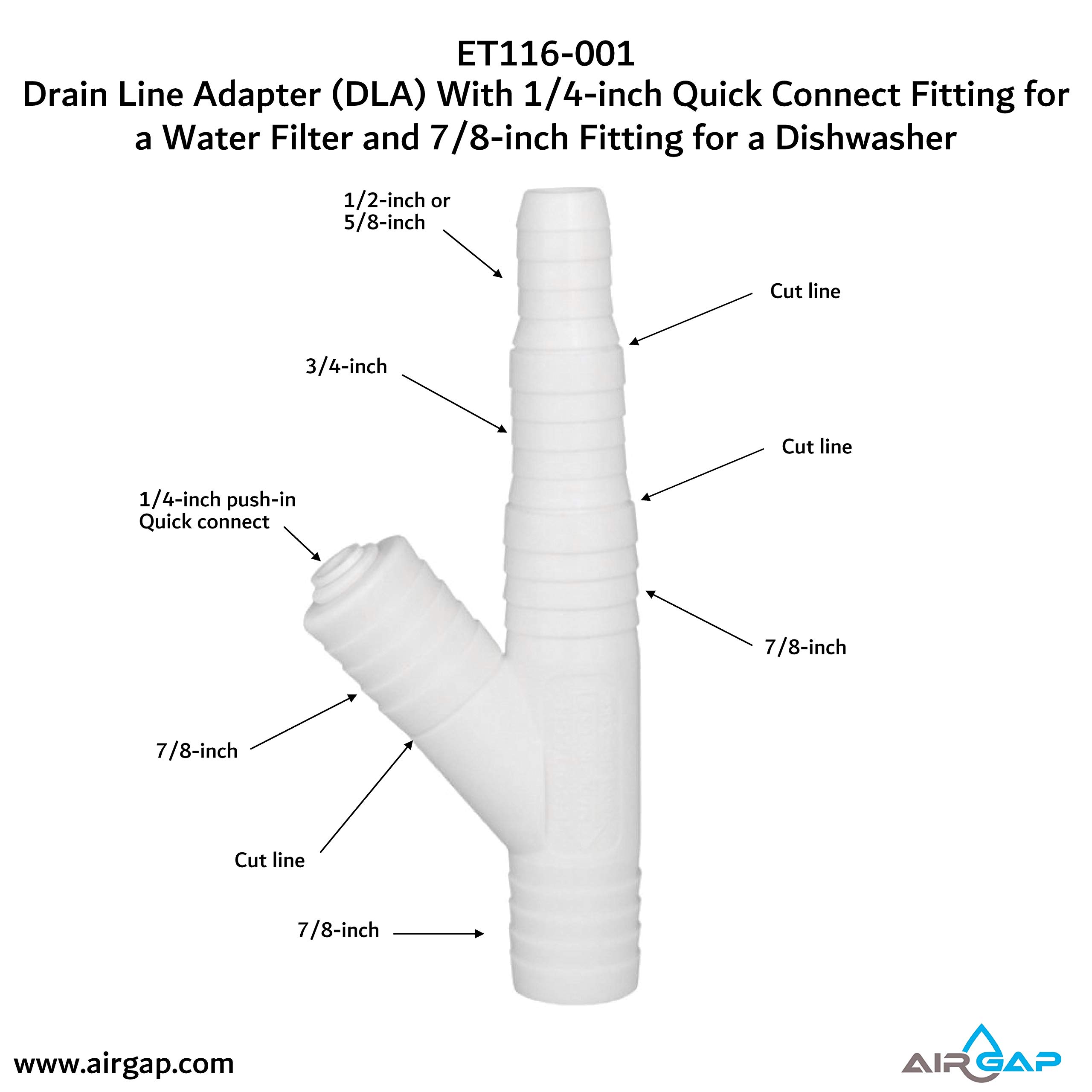 Adaptador de Línea de Drenaje (DLA) ET116-001 con Conexión - Imagen 3