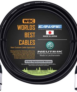 Cable de Micrófono Balanceado Cuádruple de 10 Pies WORLDS