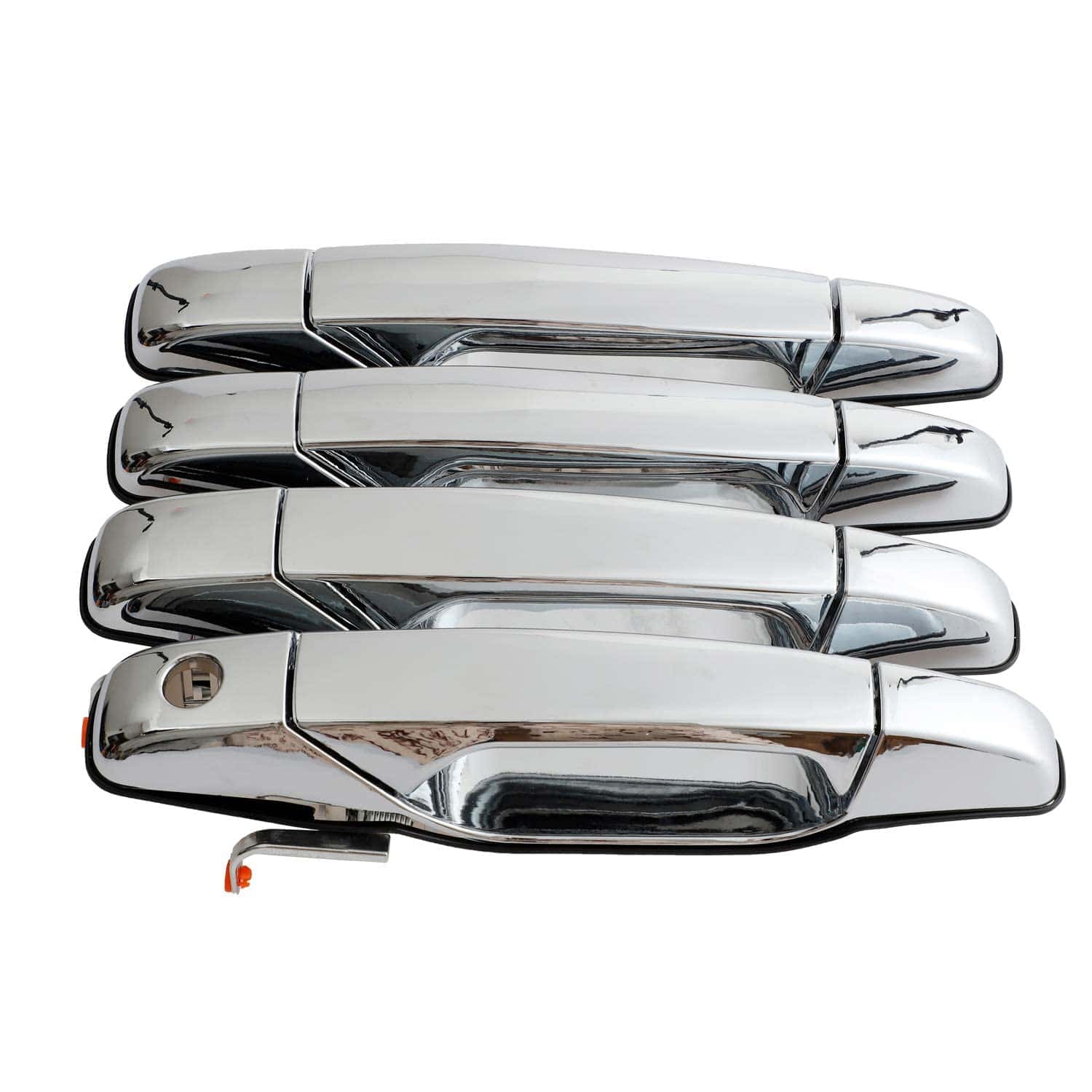 Manija de puerta exterior cromada Nakuuly 4 PCS Delantero