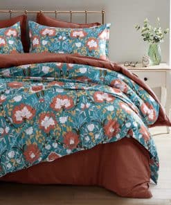 Juego de Funda Nórdica de Lujo con Estampado Floral Paisley