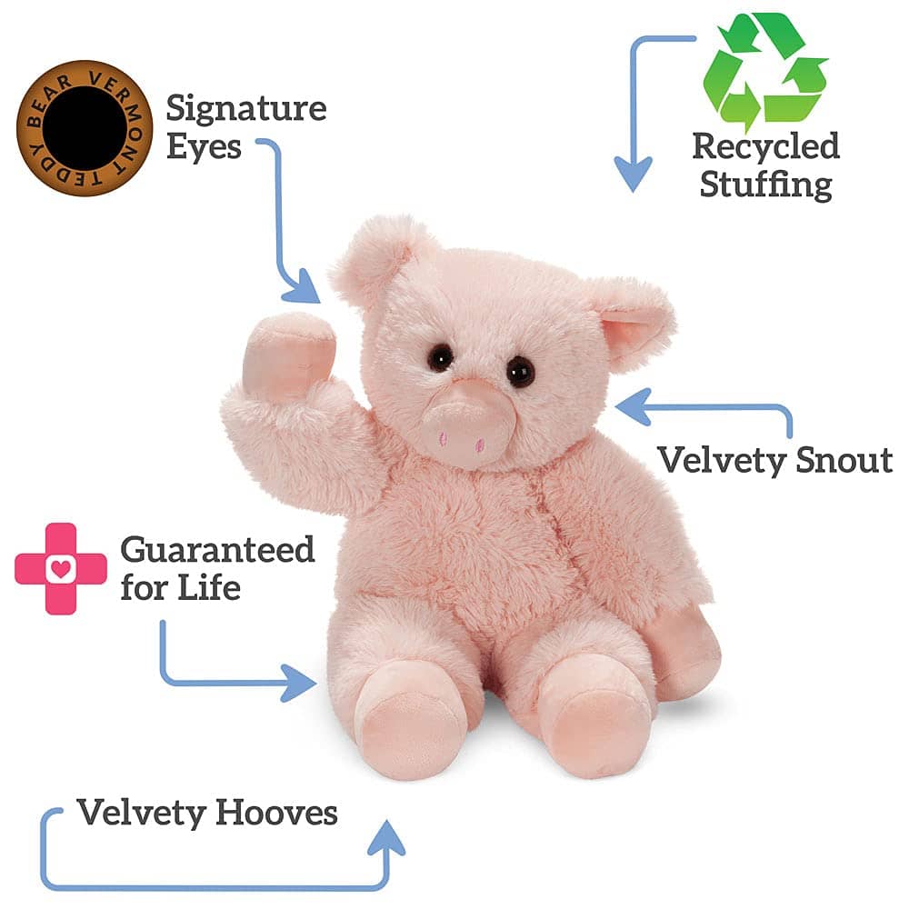 Peluche de Cerdo Vermont Teddy Bear - Peluche de Cerdo Rosa - Imagen 5