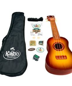 Ukulele Soprano Sunburst KaKo'o - Premiado con Afinadores