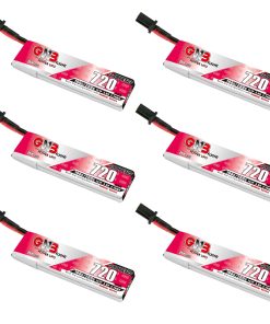 GAONENG 6pcs GNB 720mAh 1S Batería LiPo 100C 200C 3.8V con