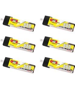 6pcs GNB 1S 660mAh 650mAh 600mAh 90C 3.8V Batería LiPo HV