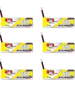 GAONENG 6pcs GNB LiPo 1S 660mAh 3.8V HV 650mAh 600mAh 90C