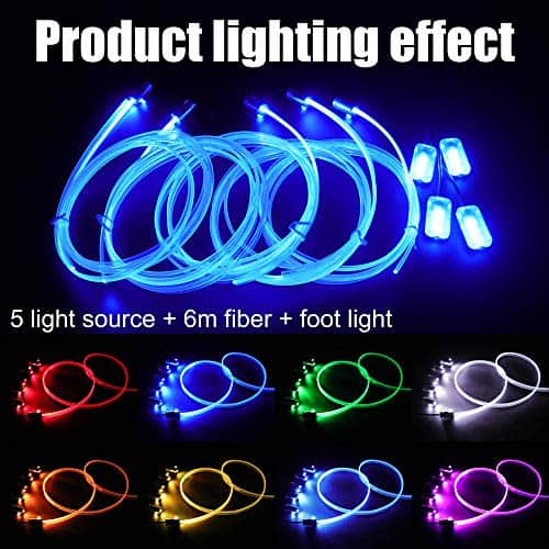 Kit de Iluminación Ambiental para Automóvil QAUBEN, Cable - Imagen 5