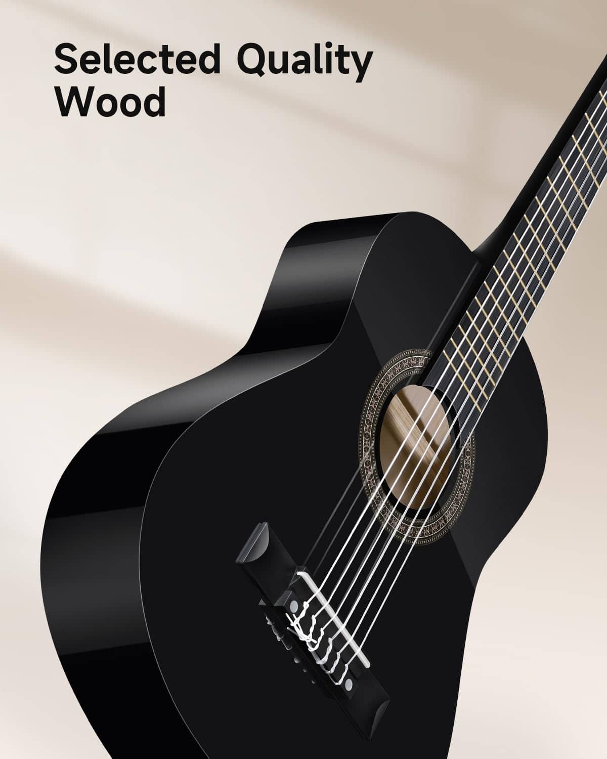 Guitarra Acústica Moukey 30" para Principiantes Niños - Imagen 6