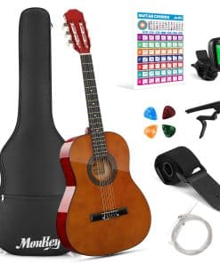 Guitarra Acústica Moukey 36" para -Marrón