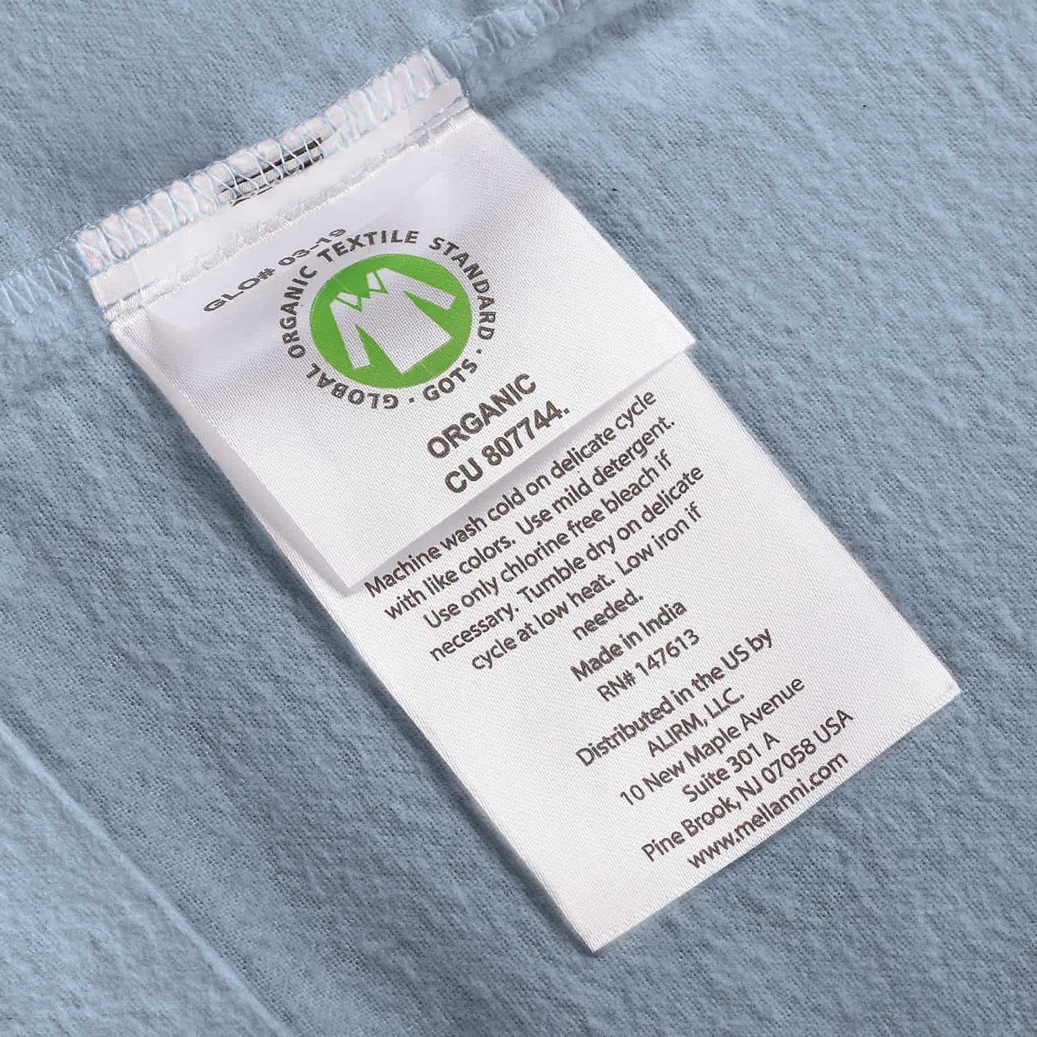 Juego de Sábanas de Franela Mellanni - 4 -Azul a Cuadros - Imagen 8