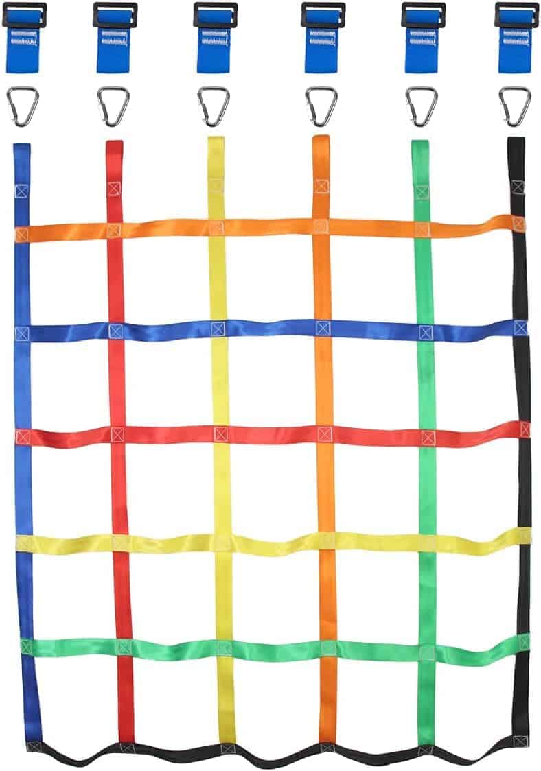 Red de escalada deportiva Gentle Booms para niños, red de