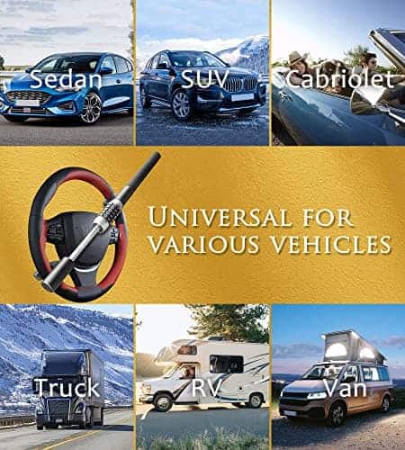 Bloqueo de Volante Tevlaphee, Bloqueo de -Negro - Imagen 7