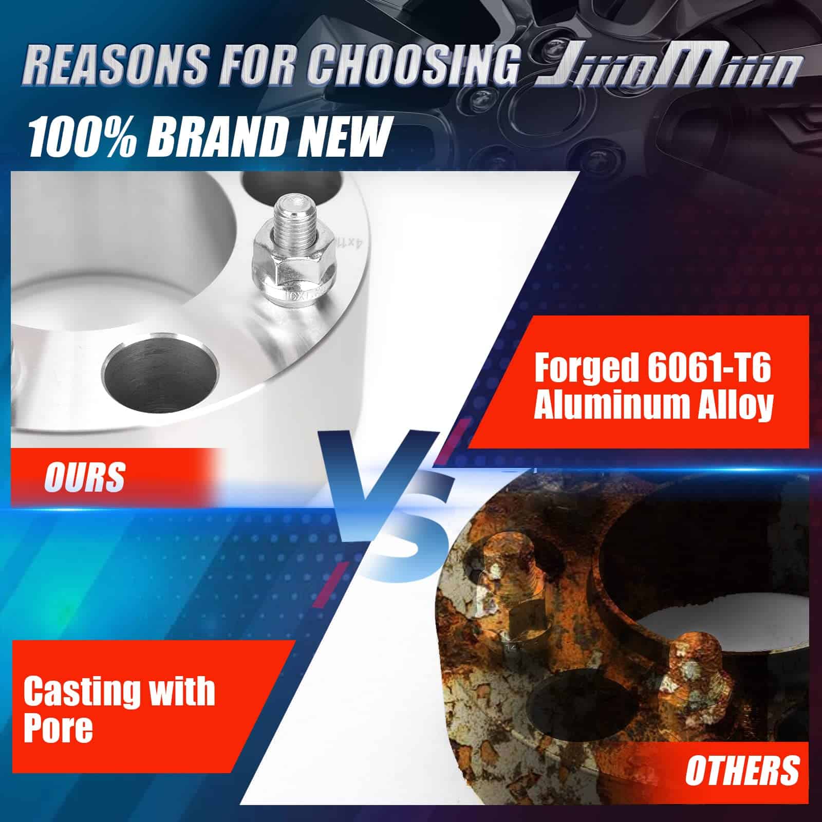 Espaciadores de Rueda JiiinMiiin 4x110 a 4x110 para ATV 1" - Imagen 6