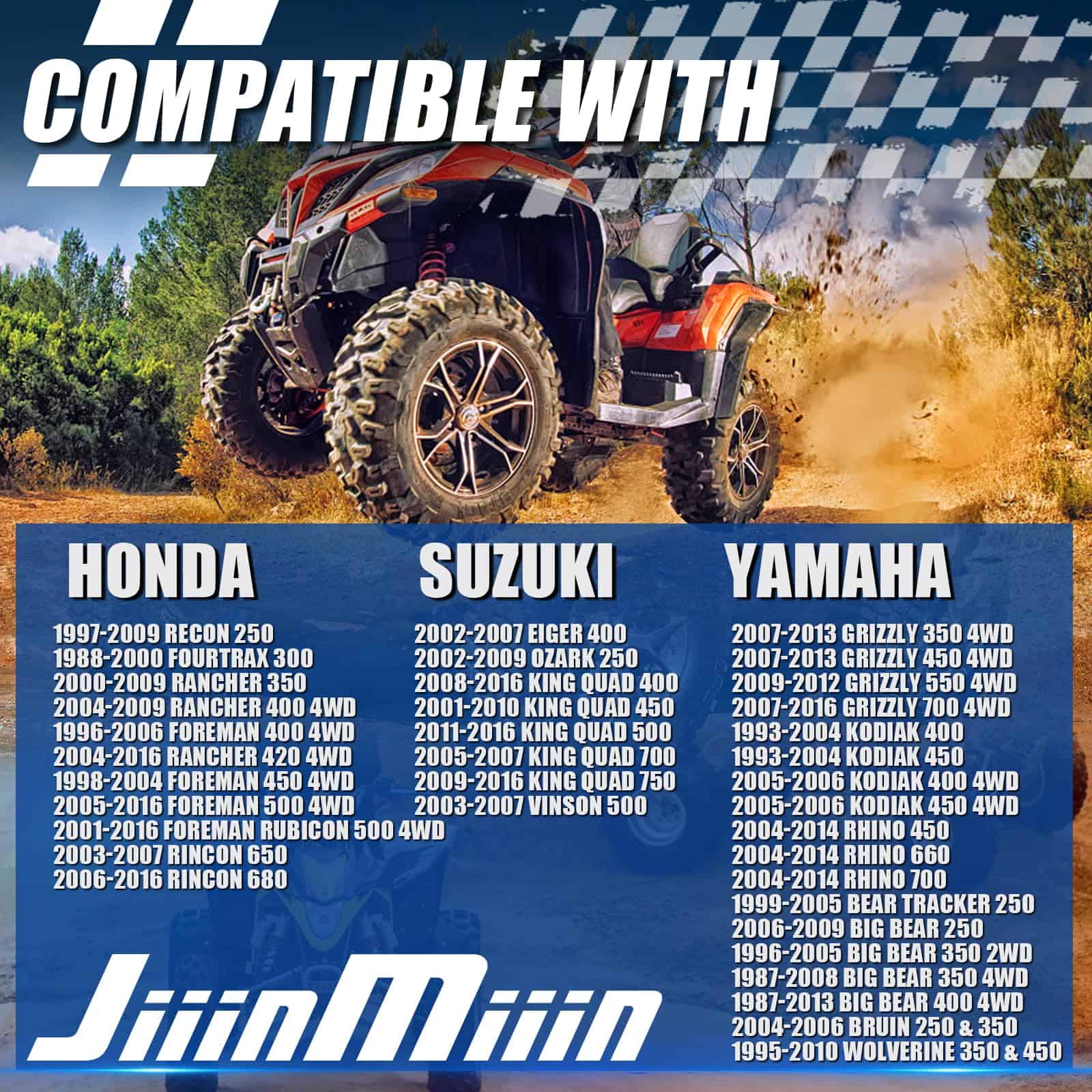 Espaciadores de Rueda JiiinMiiin 4x110 a 4x110 para ATV 1" - Imagen 8