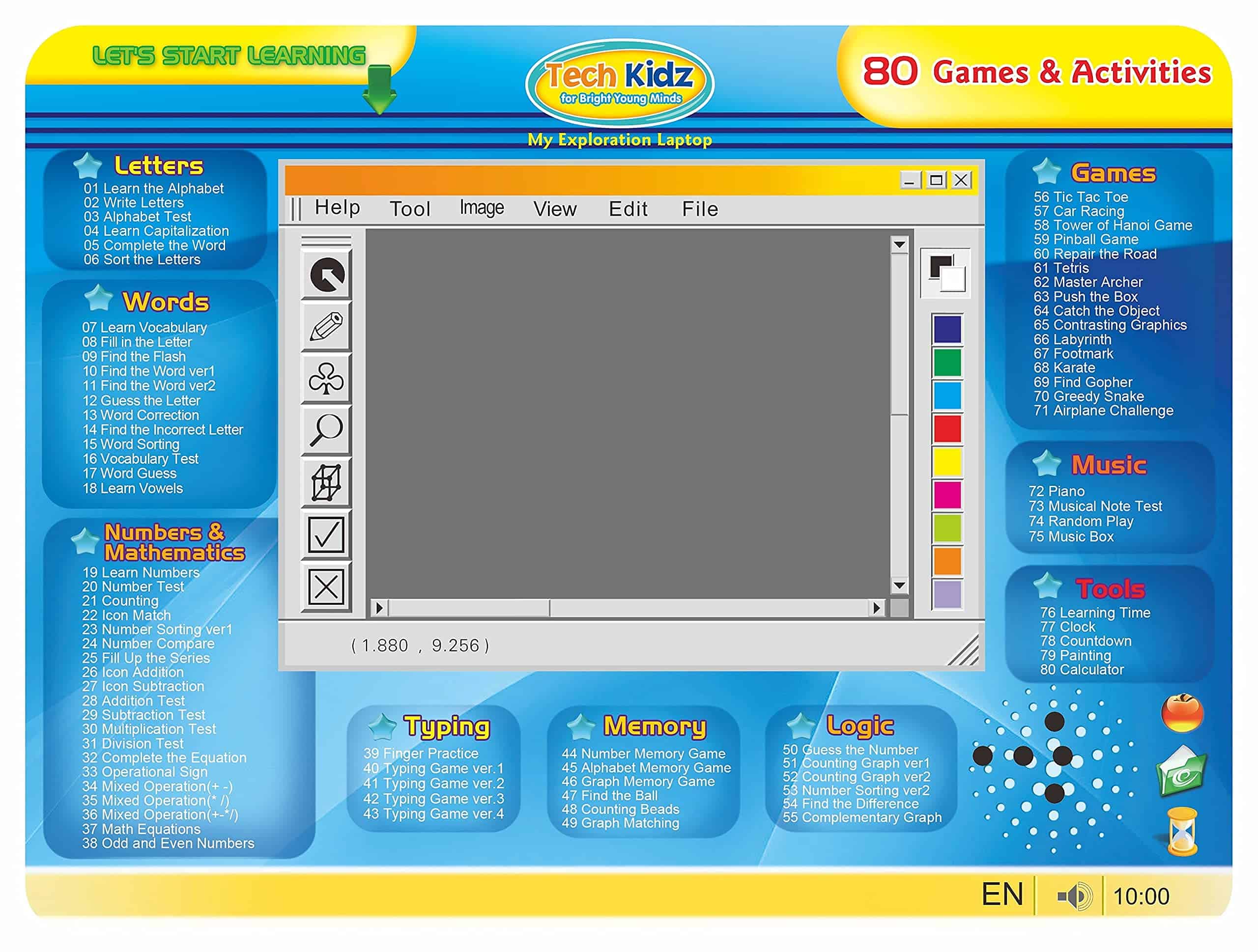 Juguete Educativo de Computadora Portátil Tech Kidz My - Imagen 3