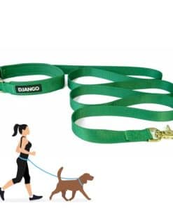 Correa de perro ajustable manos libres DJANGO para pasear,