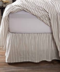 Faldón de Cama California King de Ticking Eterno, 16" de