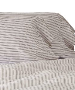 Piper Classics Fundas de Almohada King con Volantes a Rayas