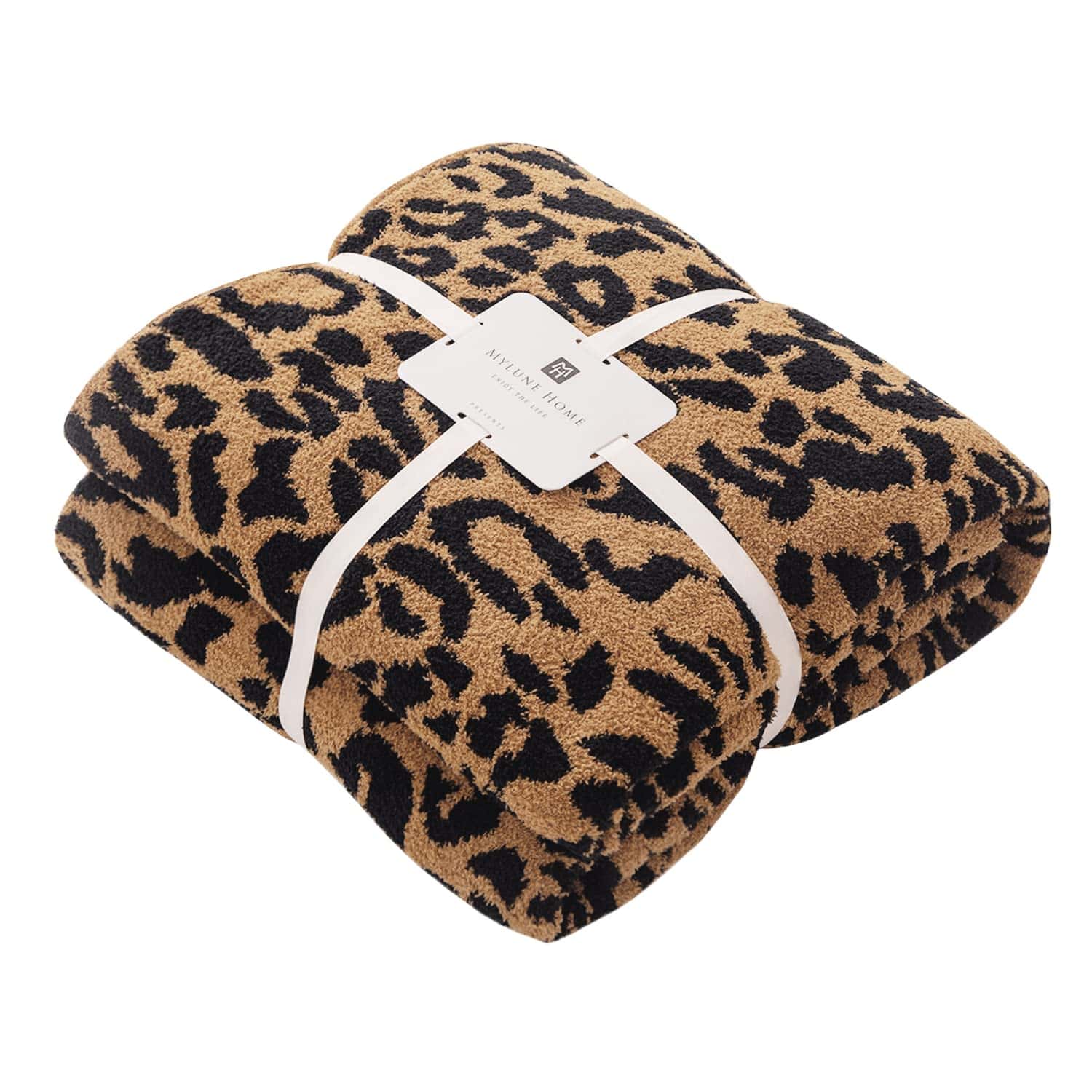 Manta de Lana de Leopardo Ultrablanda MH MYLUNE HOME (50x60