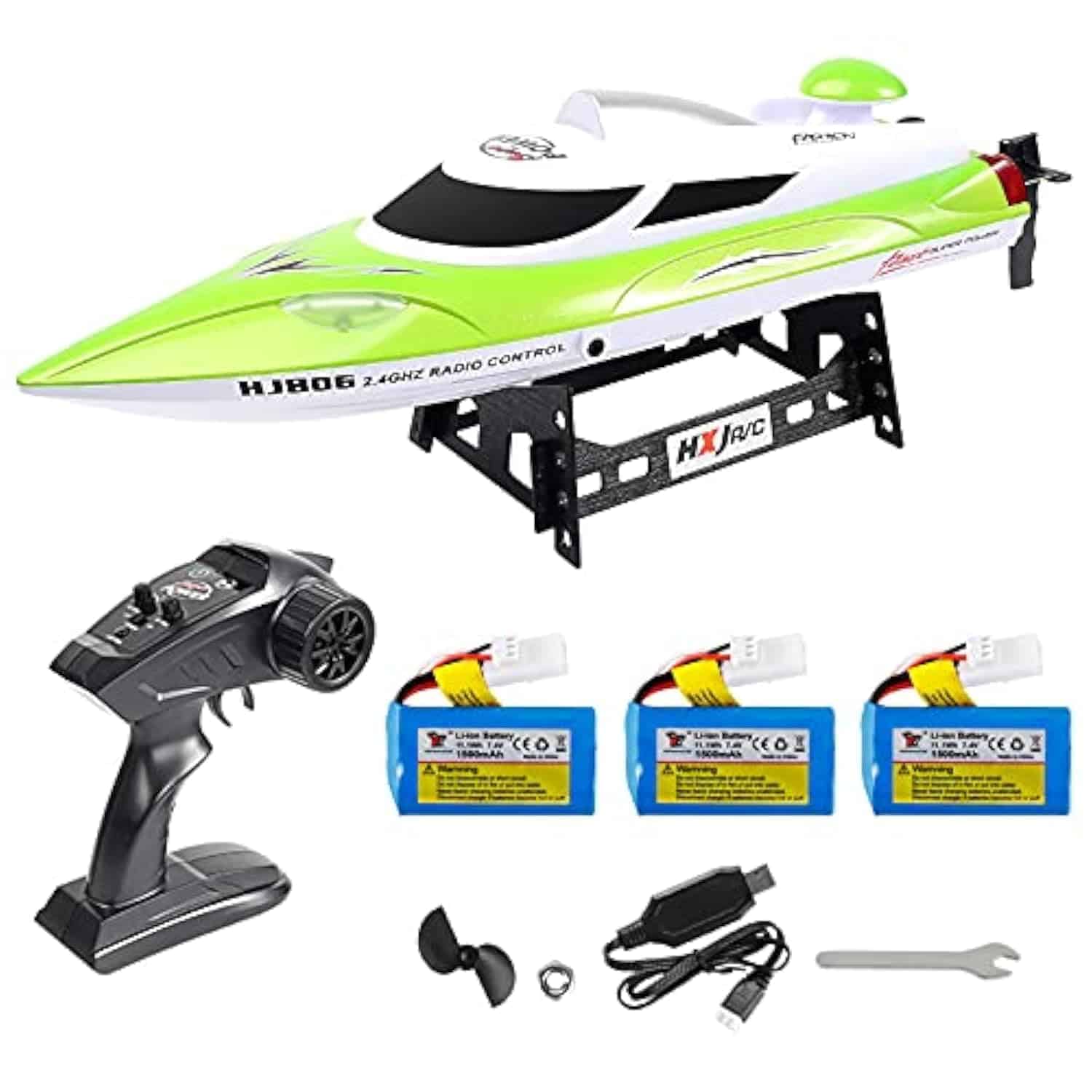 Barcos RC Tounlinx con 3 Baterías Alta Velocidad (21.7MPH+)
