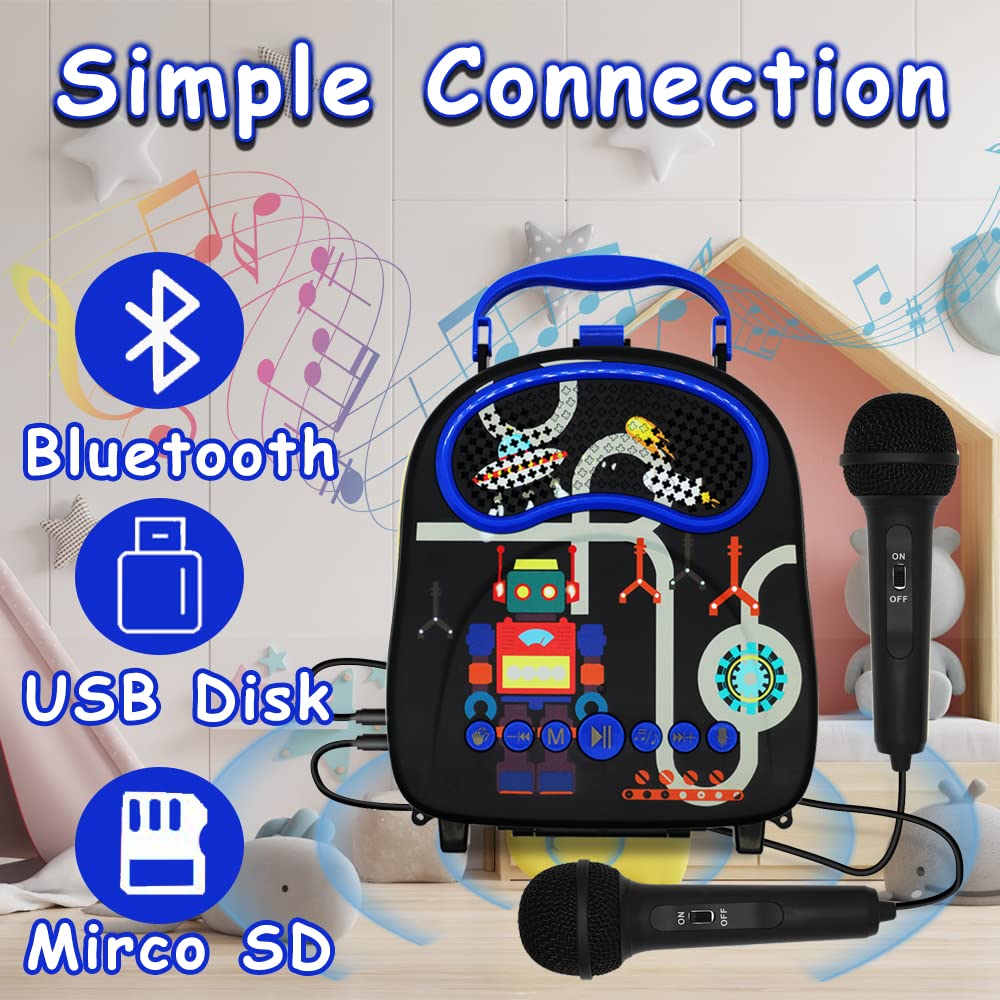 Máquina de Karaoke para Niños y Niñas con 2 Micrófonos - Imagen 5