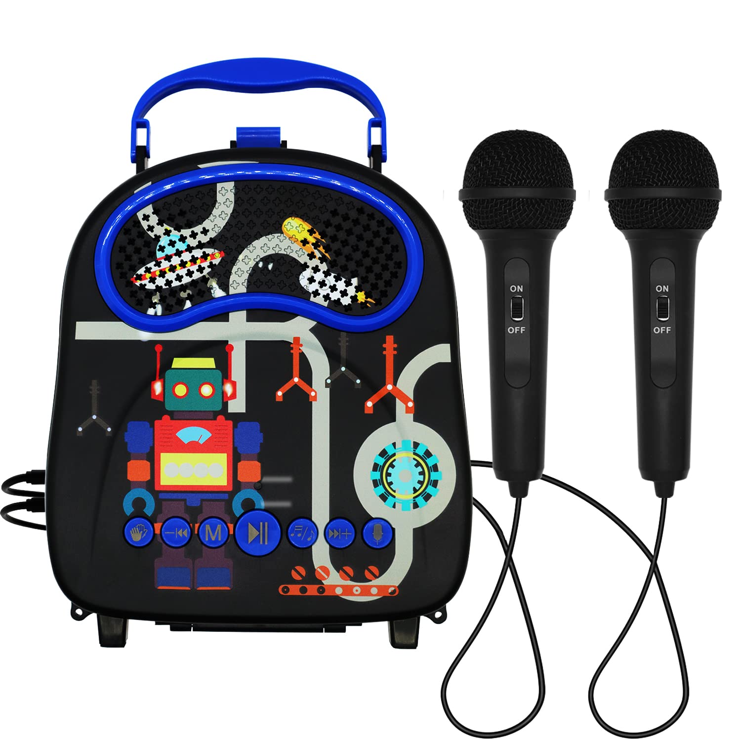 Máquina de Karaoke para Niños y Niñas con 2 Micrófonos