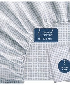 Juego de Sábanas Ajustables 100% Algodón Orgánico LANE
