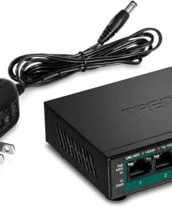 Switch PoE+ Gigabit de 5 puertos TRENDnet, Interruptor DIP
