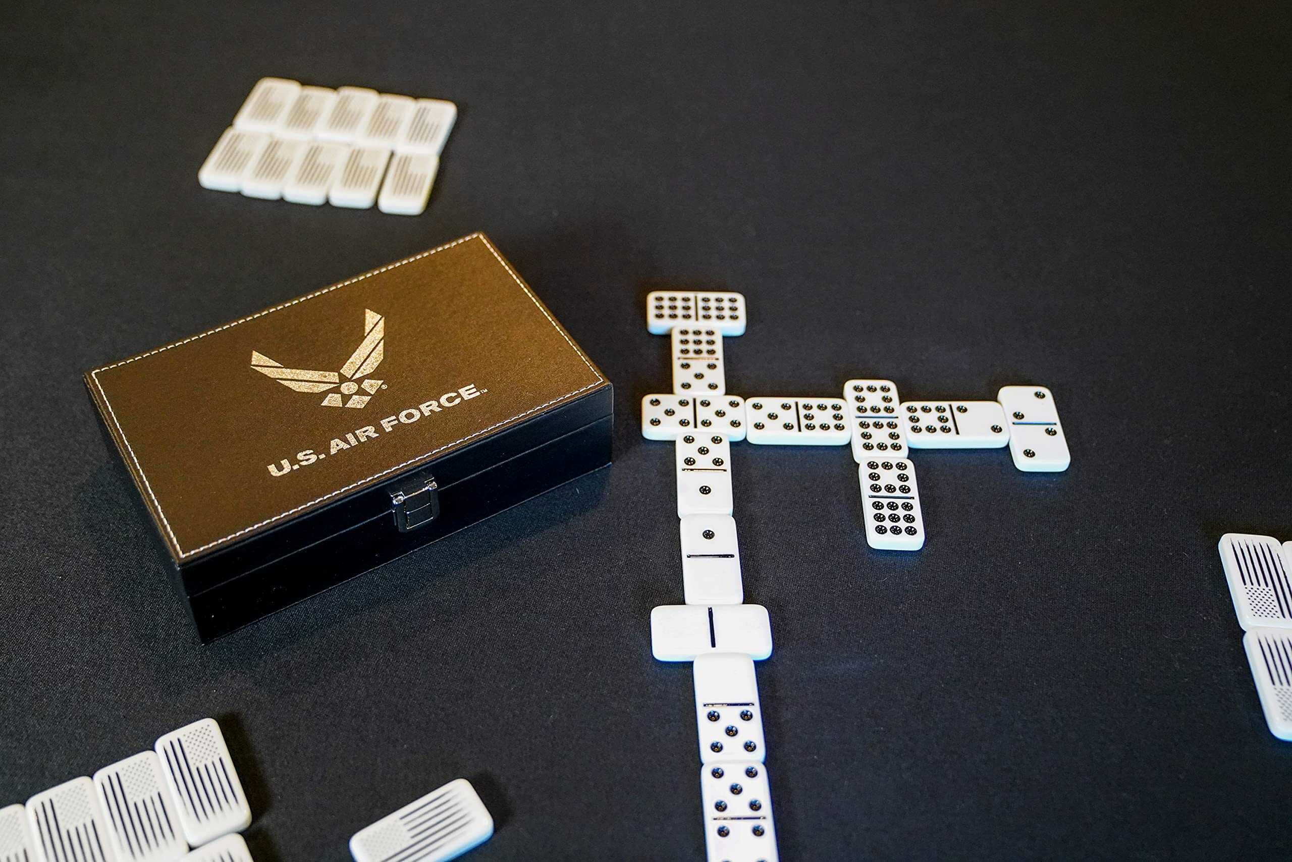 Set de Dominó Doble Nueve de la Fuerza Aérea de los Estados - Imagen 5