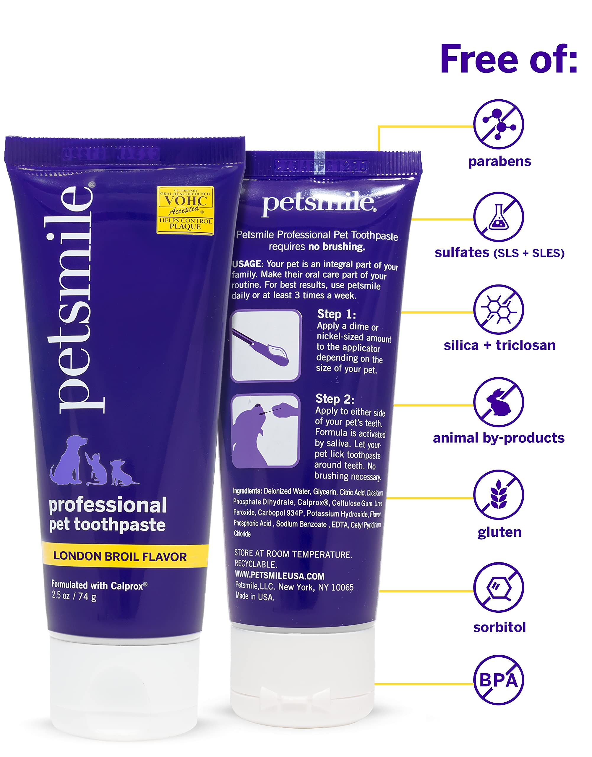 Kit de Cepillado Profesional para Mascotas Petsmile - - Imagen 3