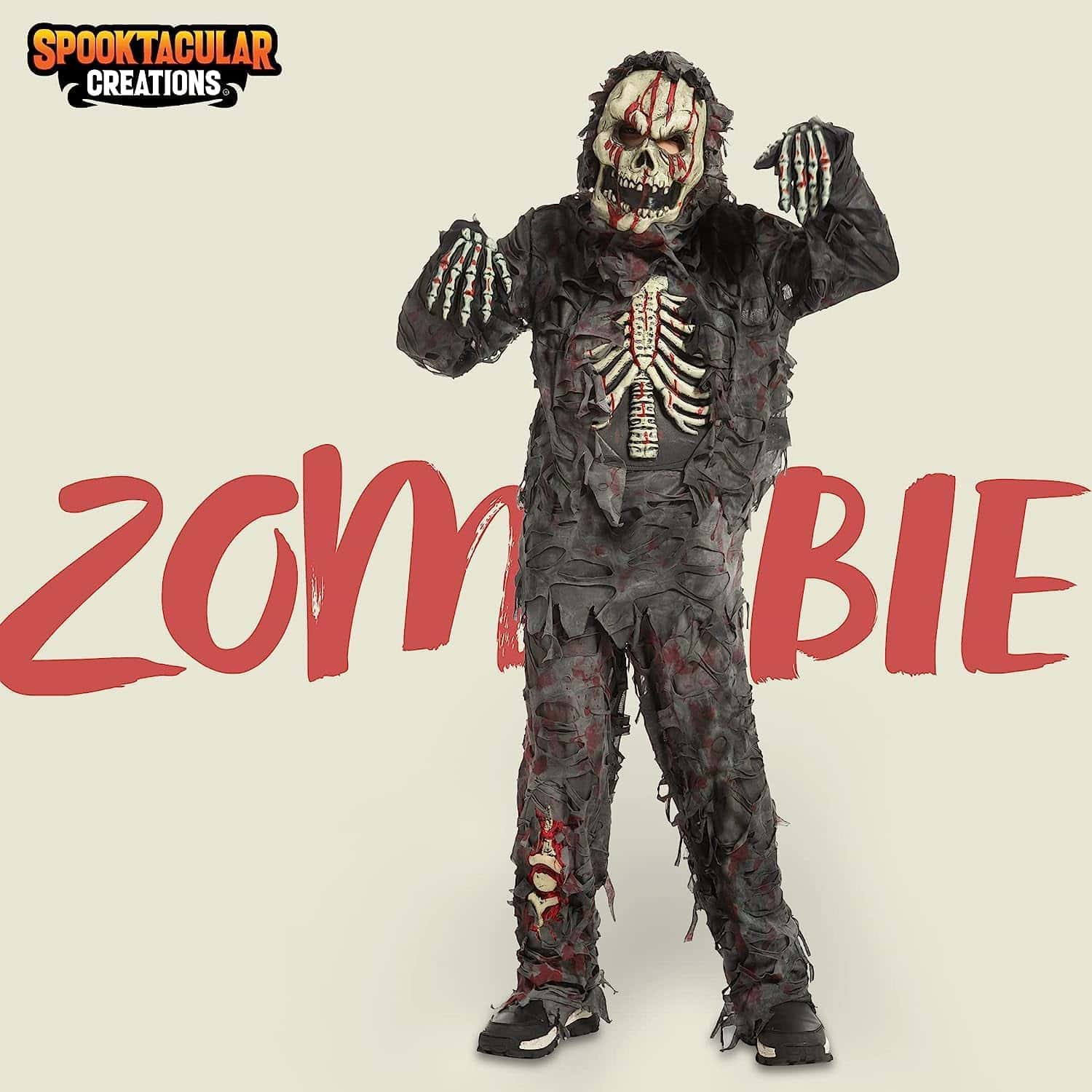 Disfraz de Zombie Espeluznante para -Brown - Imagen 3