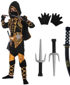 Conjunto de Disfraz Deluxe Golden Ninja Spooktacular