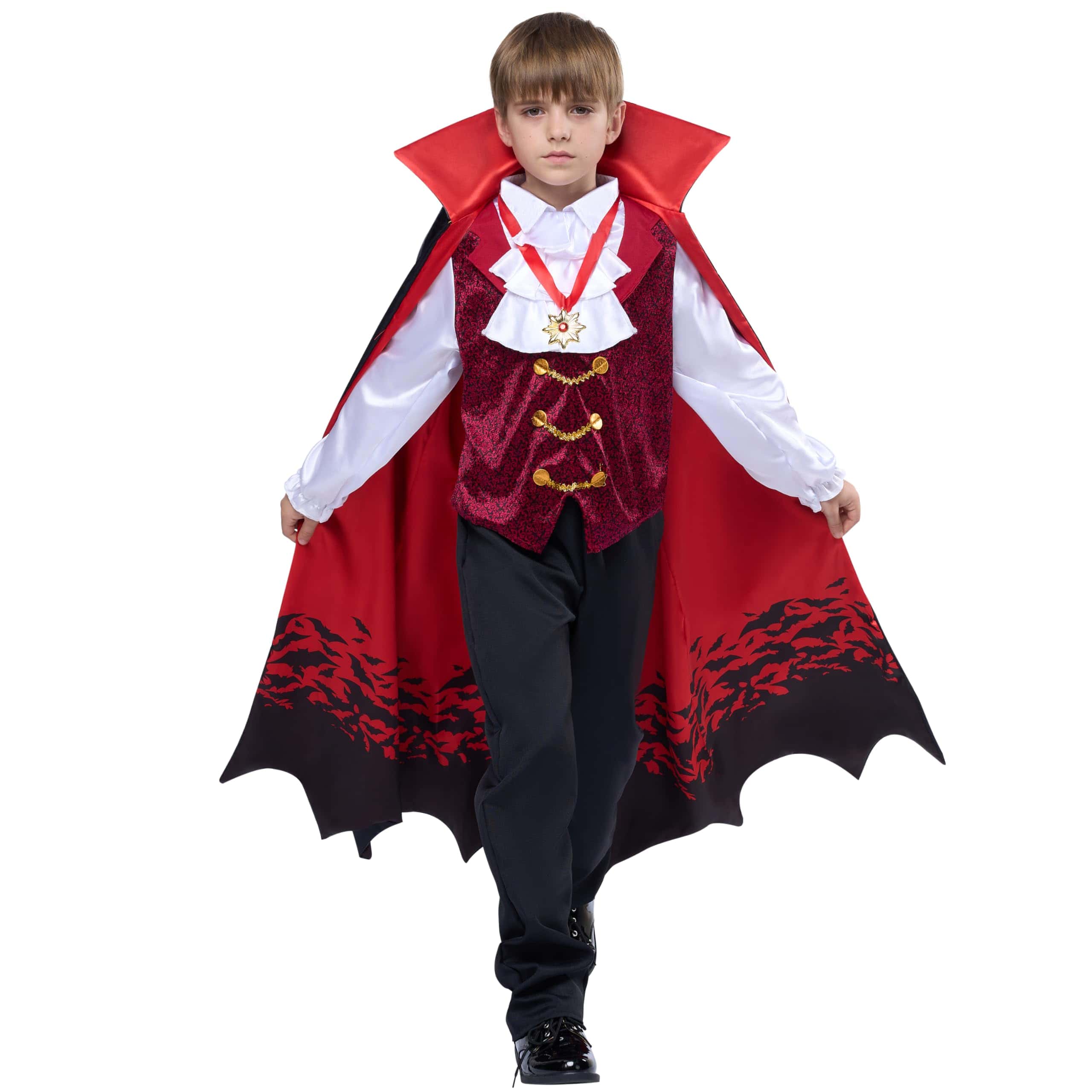 Disfraz de Vampiro Real para Niños de Spooktacular - Imagen 4