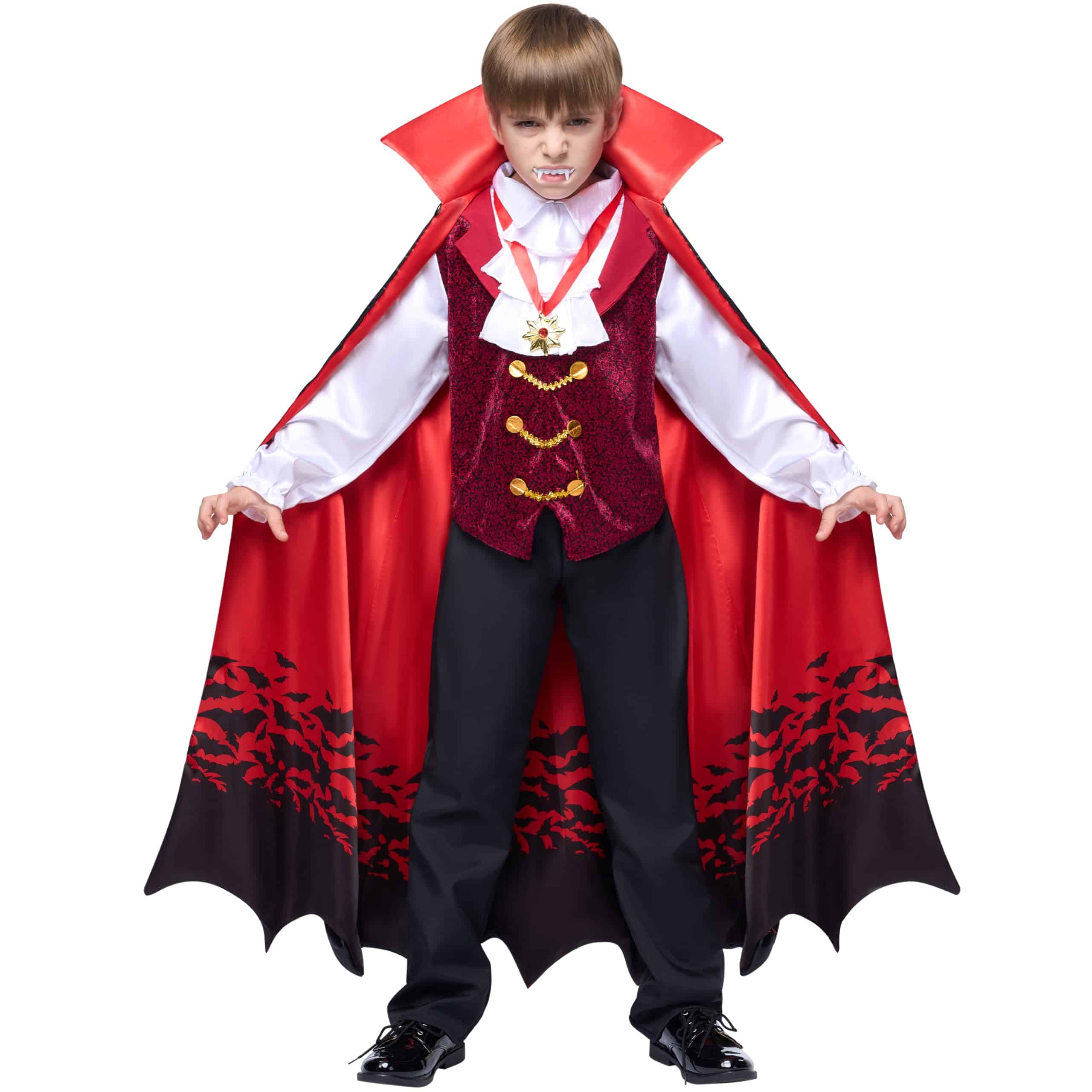 Disfraz de Vampiro Real para Niños de Spooktacular - Imagen 5