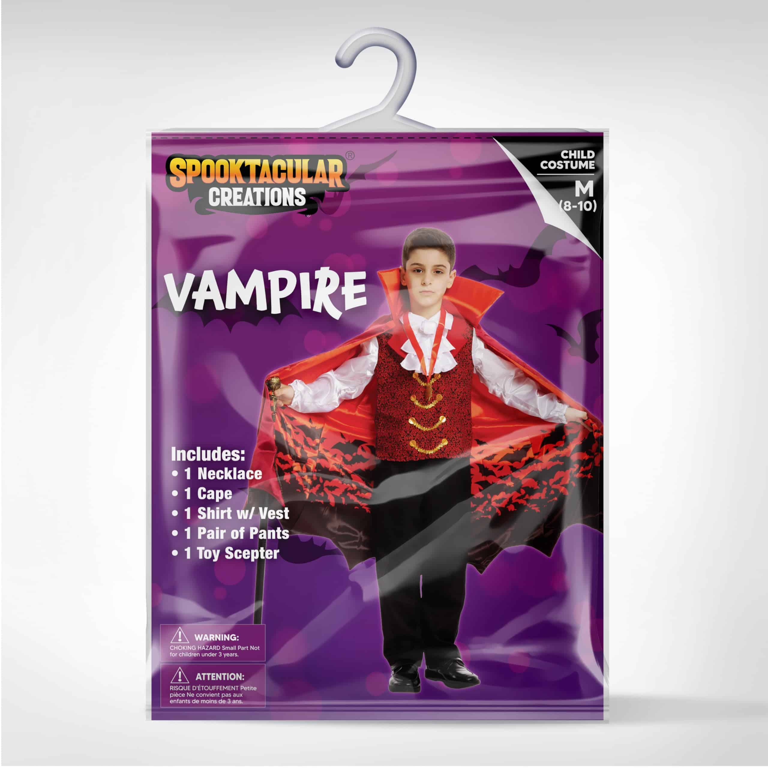 Disfraz de Vampiro Real para Niños de Spooktacular - Imagen 7