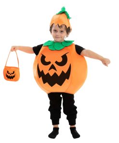 Disfraz de Calabaza Malvada para Niños de Halloween