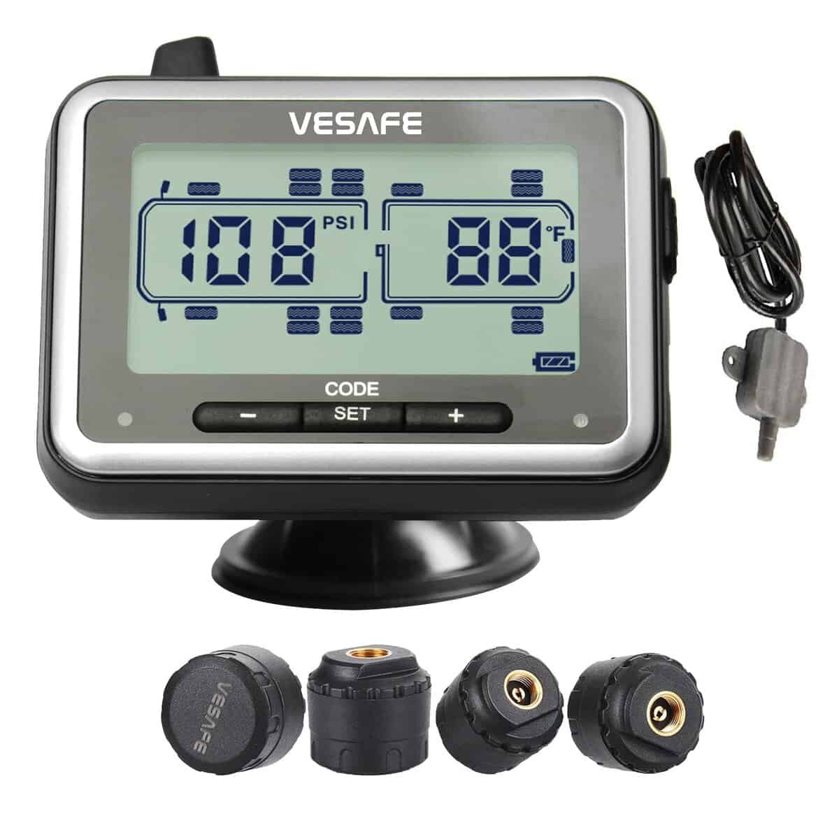 VESAFE TPMS, Sistema de Monitoreo de Presión -ntirrobo.