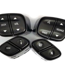 DEVMO 4pcs Botón de Control del Volante Compatible con