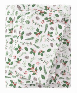 Great Bay Home Juego de Sábanas Franela Tamaño California