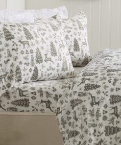 Juego de sábanas navideñas de terciopelo extra suave Great