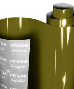 Vinilo para Coche VViViD+ Ultra Brillo Verde Combate (6ft x