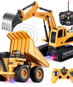 Set de 2 Vehículos de Construcción a Control Remoto JOYIN,