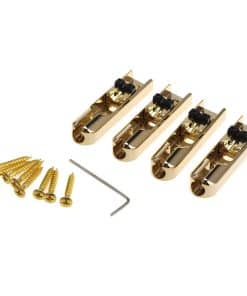 Puente de bajo eléctrico de bloqueo individual de cuerda