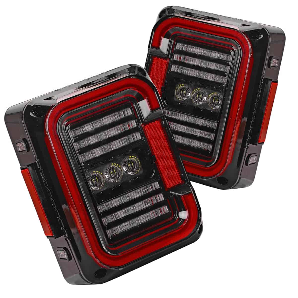 Luces traseras LED AUDEXEN versión Euro compatible con Jeep