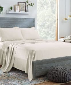 Juego de sábanas de cama King Size Stylinen 100% orgánicas